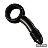 BANJO AN3 - DIAMETRE : 3/8" / 10MM - ORIENTATION : 20° LATÉRAL- SLIMLINE - NOIR INOX - GOODRIDGE - B597-03CBK