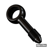 BANJO AN3 - DIAMETRE : 3/8" / 10MM - ORIENTATION : 0° - SLIMLINE - NOIR INOX - GOODRIDGE - B592-03CBK
