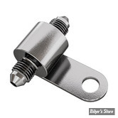 REPARTITEUR / CORPS DE CONTACTEUR DE FREIN ARRIERE - GOODRIDGE - 1/8" NPT > AN3 3/8"-24 X 2 - SOFTAIL 00/04 - GOODRIDGE - INOX - MCHD-007C
