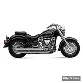 ECHAPPEMENT COBRA - SPEEDSTER - SLASH DOWN - YAMAHA 1600 / 1700 XV ROAD STAR & WILD STAR 99/07 - CHROME