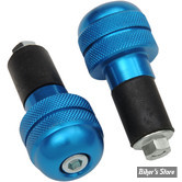 EMBOUTS DE GUIDON - K&S TECHNOLOGIES - ANTI-VIBRATION BAR END - BLEU