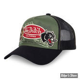 - CASQUETTE - VON DUTCH - Patches 05 cap - GREEN / BLACK - REGLABLE