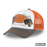 - CASQUETTE - VON DUTCH - Patches 06 cap - ORANGE / BROWN - REGLABLE