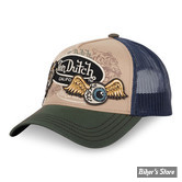 - CASQUETTE - VON DUTCH - Patches 07 cap - OLIVE / NAVY - REGLABLE