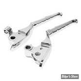 ECLATE L - PIECE N° 06 / 08 - KIT LEVIERS TOURING 08/13 - EMBRAYAGE PAR CABLE - OEM 38843-08 - KURYAKYN - ENYGMA - CHROME - KUR10056-1