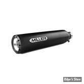 - SILENCIEUX - MILLER - INDIAN SCOUT 24UP- YUKON SLIP-ON MUFFLER SET - EMBOUT : STANDARD : NOIR / CORPS : NOIR - EURO 5 