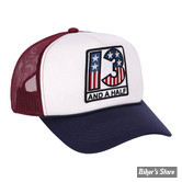 - CASQUETTE - 13 1/2 -  Americana trucker cap - BLUE - TAILLE UNIQUE - REGLABLE