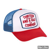 - CASQUETTE - 13 1/2 - Outlaw Club trucker cap - blue/red - TAILLE UNIQUE - REGLABLE