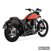 ECHAPPEMENT HOMOLOGUE - SOFTAIL 87/99 - THORCAT / VANCE & HINES - BIG RADIUS 2 EN 2  - HOMOLOGUE ECE - NOIR