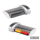 CLIGNOS DE SABRE - HEINZ BIKES - LED WINGLETS TURN SIGNALS - 3 FONCTIONS CLIGNOTANT / STOP / POSITION - SATIN MAT - HBWL-3TS-SM