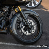 POUR ROUE DE 21" - GARDE BOUE AVANT CUSTOM - TOURING 23UP - ARLEN NESS - CARBON FIBER RAPPER FRONT FENDERS FAT 21" - CARBON FIBER - 210-031  