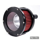 -  FILTRE A AIR FEULING - MILWAUKEE EIGHT SOFTAIL 18UP /  TOURING 2017UP - BA RACE SERIES AIR CLEANER KIT - CLEAR COVER - FILTRE ROUGE / ANODISE NOIR - 5424