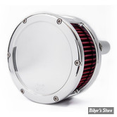 -  FILTRE A AIR FEULING - MILWAUKEE EIGHT SOFTAIL 18UP /  TOURING 2017UP - STANDARD BA AIR CLEANER KIT - SOLID - FILTRE ROUGE / CHROME - 5437
