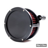 -  FILTRE A AIR FEULING - DYNA 99/17 / SOFTAIL 00/15 / TOURING 99/07 - STANDARD BA AIR CLEANER KIT - SOLID - FILTRE ROUGE / ANODISE NOIR - 5443