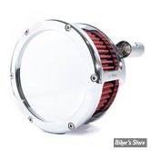 FILTRE A AIR FEULING - DYNA 99/17 / SOFTAIL 00/15 / TOURING 99/07 - STANDARD BA AIR CLEANER KIT - STANDARD BA AIR CLEANER KIT - SOLID - FILTRE ROUGE / CHROME - 5447