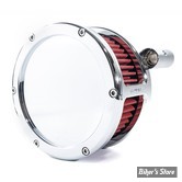 FILTRE A AIR FEULING - TOURING 08/16 / SOFTAIL 16/17 / DYNA FXDLS 16/17 - STANDARD BA AIR CLEANER KIT - STANDARD BA AIR CLEANER KIT - SOLID - FILTRE ROUGE / CHROME - 5457