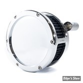 FILTRE A AIR FEULING - DYNA 99/17 / SOFTAIL 00/15 / TOURING 99/07 - STANDARD BA AIR CLEANER KIT - STANDARD BA AIR CLEANER KIT - SOLID - FILTRE NOIR / CHROME - 5547