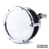FILTRE A AIR FEULING - TOURING 08/16 / SOFTAIL 16/17 / DYNA FXDLS 16/17 - STANDARD BA AIR CLEANER KIT - STANDARD BA AIR CLEANER KIT - SOLID - FILTRE NOIR / CHROME - 5557