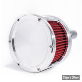 -  FILTRE A AIR FEULING - MILWAUKEE EIGHT SOFTAIL 18UP /  TOURING 2017UP - BA RACE SERIES AIR CLEANER KIT - SOLID - FILTRE ROUGE / BRUT - 5421