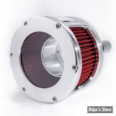 -  FILTRE A AIR FEULING - MILWAUKEE EIGHT SOFTAIL 18UP /  TOURING 2017UP - BA RACE SERIES AIR CLEANER KIT - CLEAR COVER - FILTRE ROUGE / BRUT - 5422