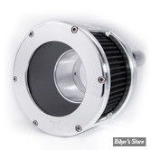 -  FILTRE A AIR FEULING - MILWAUKEE EIGHT SOFTAIL 18UP /  TOURING 2017UP - BA RACE SERIES AIR CLEANER KIT - CLEAR COVER - FILTRE NOIR / BRUT - 5522