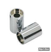 EXTENSIONS DE RISERS  - POUR DIAMETRE DE RISERS / GUIDON DE 25,40MM (1") - HAUTEUR : 25.40MM (1") - DESIGN STRAIGHT - CHROME