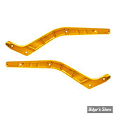 ECLATE O - PIECE N° 04 - JEU DE SABRES - OEM 59500860 / 59500863 /  59500999 / 59500998 - VITY'S DESIGN - LOW RIDER FENDER STRUTS - AVEC PERÇAGES - GOLD - FMSL001GOL