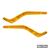 ECLATE O - PIECE N° 04 - JEU DE SABRES - OEM 59500860 / 59500863 /  59500999 / 59500998 - VITY'S DESIGN - LOW RIDER FENDER STRUTS - SANS PERCAGE PERÇAGES - GOLD - FMSL002GOL 