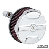 FILTRE A AIR -  ARLEN NESS - STAGE 1 - XL88UP - Big Sucker air cleaner kit - FILTRE ROUGE STANDARD - Knuckle - CHROME - 18-759