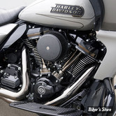 FILTRE A AIR - A.NESS - MILWAUKEE EIGHT TOURING 117"/121"  2023UP - STAGE 1 BIG SUCKER AIR CLEANER KIT - CACHE ACIER : NOIR - 600-303