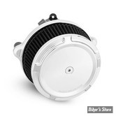 FILTRE A AIR - A.NESS - MILWAUKEE EIGHT TOURING 117"/121"  2023UP - STAGE 1 BIG SUCKER AIR CLEANER KIT - CACHE ALUMINIUM : BEVELED / CHROME - 600-304