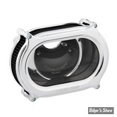 FILTRE A AIR - A.NESS - MILWAUKEE EIGHT 2023UP - METHOD OVAL AIR CLEANER - FINITION : CHROME - 600-213