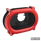FILTRE A AIR - A.NESS - MILWAUKEE EIGHT 2023UP - METHOD OVAL AIR CLEANER - FINITION : ROUGE ANODISÉ - 600-216