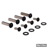 ECLATE L - PIECE N° 12 - KIT VISSERIE DE BOITIERS - OEM 3658 / 2261 -  SCREWS4BIKES - NOIR MAT - LA.HD.1.swm