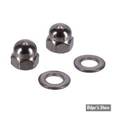 - KIT DE VISSERIE DE RÉTROVISEUR - OEM 7720 / 7736 (ECROU) / 7127 (RONDELLE) - SCREWS4BIKES - INOX POLI - SM.HD.1.va