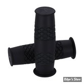 POIGNEES CAOUTCHOUC - ∅ 1" / 25,40MM - 13 1/2  - Outlaw grips - CAOUTCHOUC - NOIR 