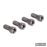ECLATE O - PIECE N° 04B - KIT VISSERIE DE GARDE BOUE AVANT - OEM 3275 - SOFTAIL FXBB / FXLR / FXST - SCREWS4BIKES - INOX POLI - FF.HD.4.va