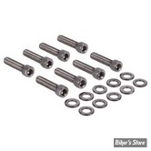 ECLATE H - PIECE N° 20 - VISSERIE D'EMBASE DE POUSSOIRS - TWINCAM 99UP / XL 04UP / XR1200 - OEM 4741A - SCREWS4BIKES - INOX POLI - LB.HD.2.va