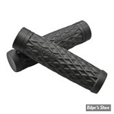 POIGNEES CAOUTCHOUC - ∅ 1" / 25,40MM - DAYTONA - GRID - NOIR - 709130