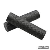 POIGNEES CAOUTCHOUC - ∅ 1" / 25,40MM - DAYTONA - KNIT - NOIR - 709133