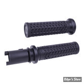 - POIGNEES - ODI - V-TWIN LOCK-ON GRIPS VANS SIGNATURE - TIRAGE ELECTRONIQUE 23UP - NOIR / NOIR