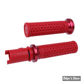 - POIGNEES - ODI - V-TWIN LOCK-ON GRIPS VANS SIGNATURE - TIRAGE ELECTRONIQUE 23UP - ROUGE / ROUGE