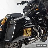  ECHAPPEMENT MALPARIDOS - TOURING  MILWAUKEE EIGHT 2017UP - 2-1 EXHAUST SYSTEM - FINITION : BRUSHED - MPT69E4E5S