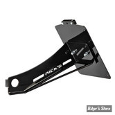 GERMANY - PLAQUE LATERALE - V-ROD 02/17 - RICK'S MOTORCYCLES - side mount License plate bracket LED - FORMAT : 180 MM X 200 MM - NOIR BRILLANT - 55-4062020-0