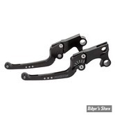 ECLATE L - PIECE N° 06 / 08 - KIT LEVIERS SPORTSTER 07/13 & 1200XR 08/12 - OEM 42806-04 / 45356-07 - RICK'S MOTORCYCLES - REGLABLES - GOOD GUYS - NOIR - 85-2010004-B