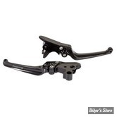 ECLATE L - PIECE N° 06 / 08 - KIT LEVIERS - SOFTAIL 15/17 - REGLABLES - OEM 36700105 - RICK'S - CLASSIC - NOIR - 87-5010000-B