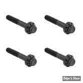ECLATE O - PIECE N° 07 - KIT VIS DE FIXATION DE GARDE BOUE - OEM 3462 - ARLEN NESS - TITANIUM 12-POINT FRONT FENDER BOLTS - NOIR - 300-819