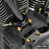 ECLATE H - PIECE N° 20 - VISSERIE D'EMBASE DE POUSSOIRS - TWINCAM 99UP / XL 04UP / XR1200 - OEM 4741A - ARLEN NESS - KIT DE VIS 12 POINTS TITANE - GOLD - 300-937