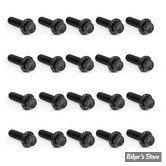 ECLATE D - PIECE N° 12 - KIT DE VISSERIE DE CACHE CULBUTEUR - MILWAUKEE EIGHT 2017UP - OEM 10200308 - ARLEN NESS - KIT DE VIS TITANE À 12 POINTS - NOIR - 300-945