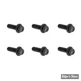 DOC A / PIÈCE N° 24A - KIT VISSERIE DE CARTER SUPERIEUR DE BOITE - DYNA 06/17 / SOFTAIL 18/24 / TOURING 2017UP - ARLEN NESS - KIT DE VIS 12 POINTS TITANE - NOIR - 300-948